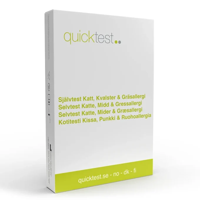 Quicktest Katt-, Kvalster- & Gräsallergitest 1-pack Quicktest