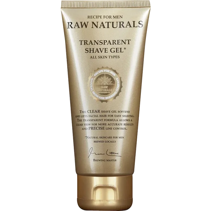 Raw Naturals Transparent Shave Gel 100 ml Raw Naturals
