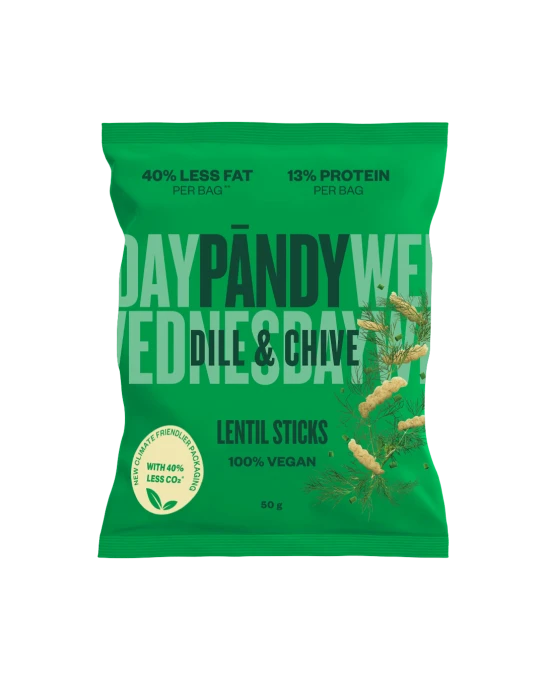 Pändy Lentil Chips Dill & Chive 50 g Pändy