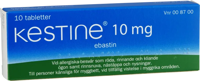 Kestine filmdragerad tablett 10 mg 10 st Kestine