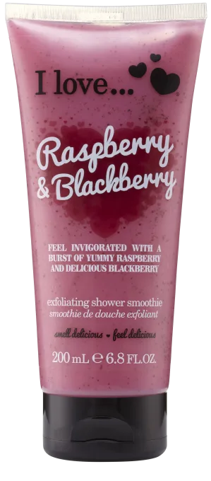 I LOVE Raspberry & Blackberry Exfoliating Shower Smoothie 200 ml I Love...