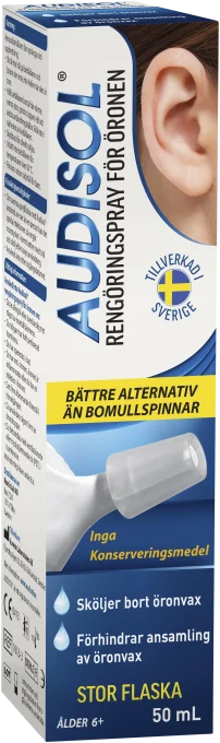 Audisol Rengöringspray Öron 50 ml Audisol