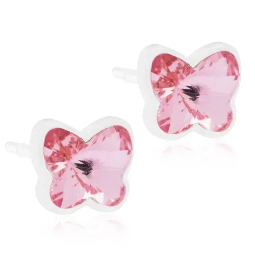 Blomdahl Örhängen Butterfly Light Rose 5 mm Blomdahl