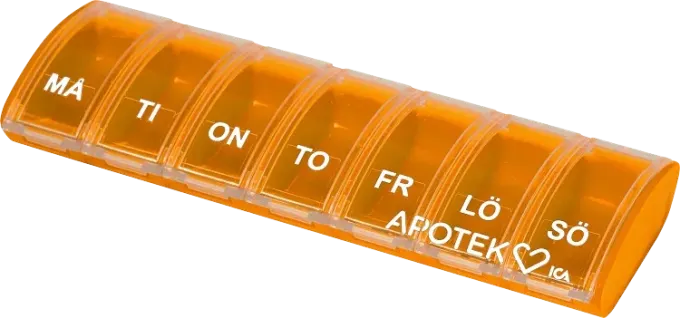 Hjärtats Doseringsask Guld Hjärtats