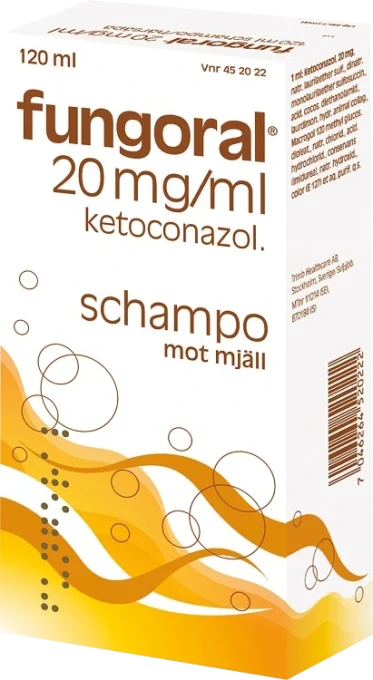 Fungoral schampo 20 mg/ml 120 ml Fungoral