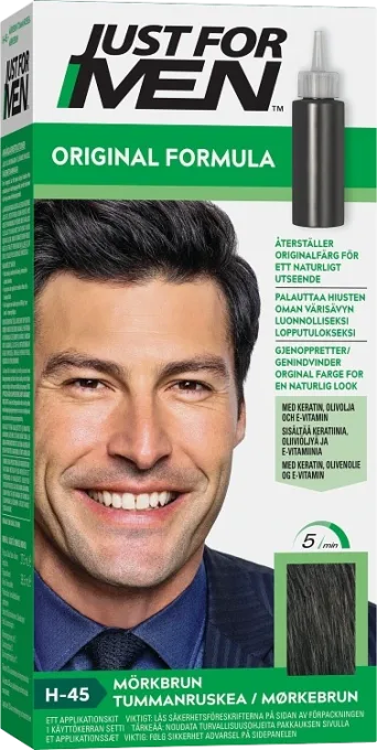 Just For Men Original Formula Hair Hårfärg Dark Brown Just For Men