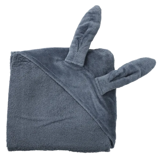 Elodie Hooded Towel Tender Blue Bunny Elodie Details