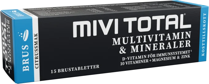 Mivitotal Brustablett Citrus 15 tabletter Mivitotal
