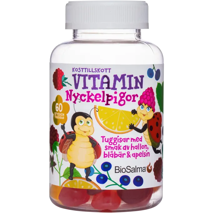 BioSalma Nyckelpiga Multivitamin 60 st BioSalma