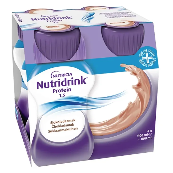 Nutridrink Protein Choklad 4x200 ml Nutridrink