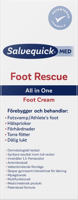 Salvequick MED Foot Rescue All In One Foot Cream 100 ml Salvequick