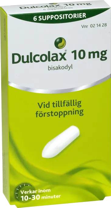Dulcolax suppositorium 10 mg 6 st Dulcolax