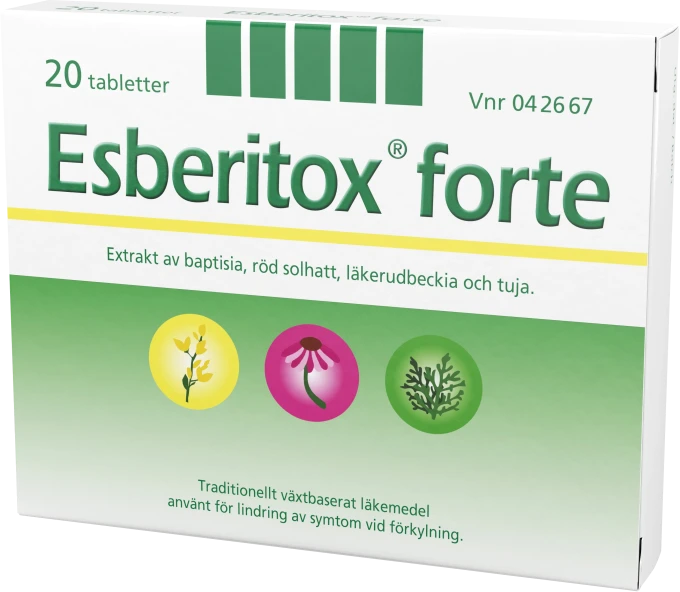 Esberitox forte tablett 20 st Esberitox