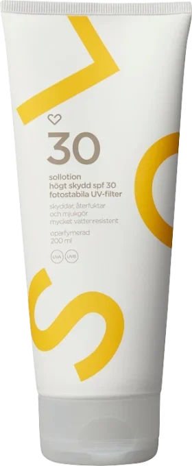 Hjärtats Sollotion SPF30 Oparfymerad 200 ml Hjärtats