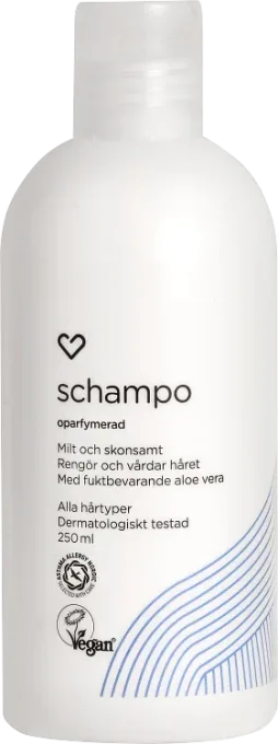 Hjärtats Schampo Oparfymerat 250 ml Hjärtats