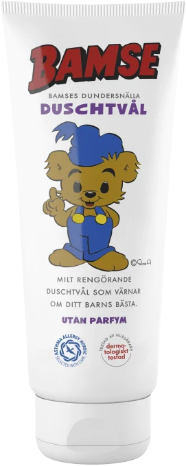 Bamse Bamses Dundersnälla Duschtvål Oparfymerad 200 ml Bamse