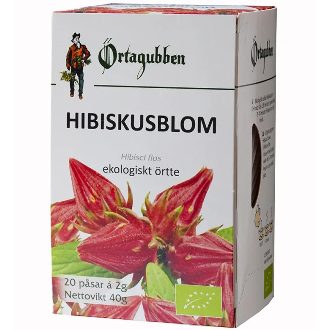 Örtagubben Hibiskusblom Te-påsar 20 st Örtagubben