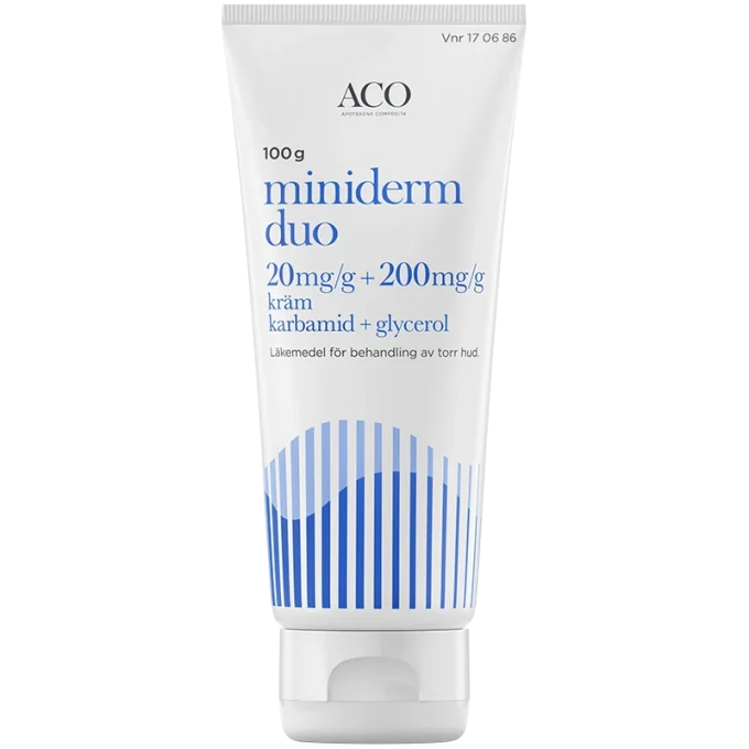 Miniderm Duo Kräm 20mg/g+200mg/g Tub 100g Miniderm