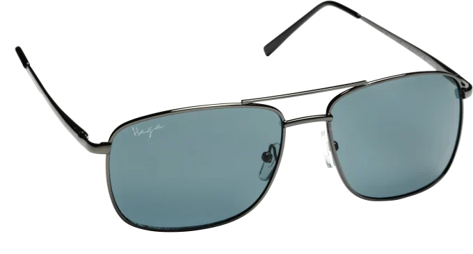 Haga Eyewear Solglas Prague Shiny Gun-Grey Lens Haga Optik