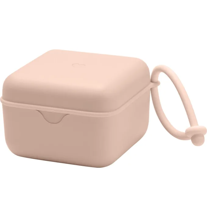 BIBS Pacifier Box Blush Bibs