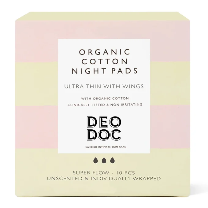 DeoDoc Ekologisk Nattbinda 10 st DeoDoc