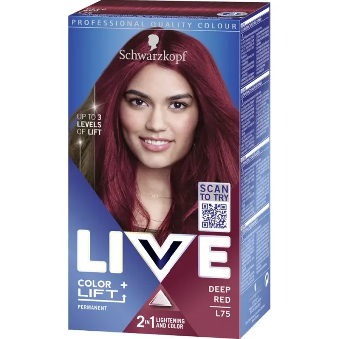 Schwarzkopf Live Color + Lift L75 Deep Red Schwarzkopf