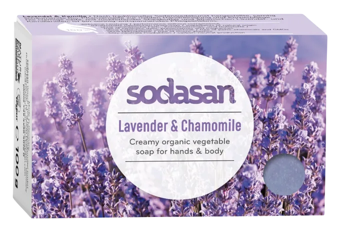 Sodasan Ekologisk Tvål Lavendel & Kamomill 100 g Sodasan
