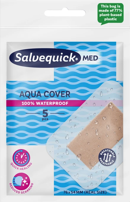 Salvequick MED Aqua Cover 5 st Salvequick