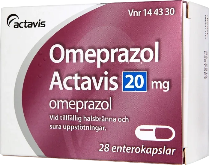 Omeprazol Actavis kapsel 20 mg 28 st Actavis