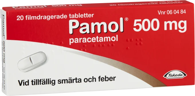 Pamol filmdragerad tablett 500 mg 20 st Pamol