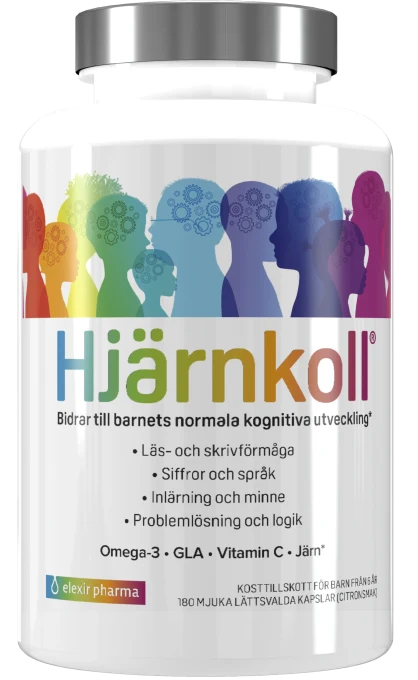 Elexir Hjärnkoll 180 kapslar Elexir Pharma