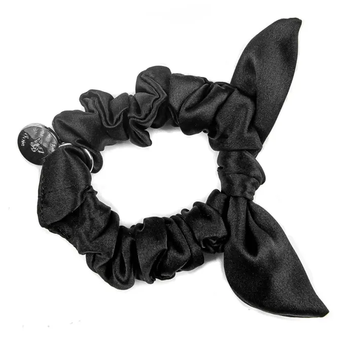Amelie Soie Classic Collection Silk Bow Black Amelie Soie