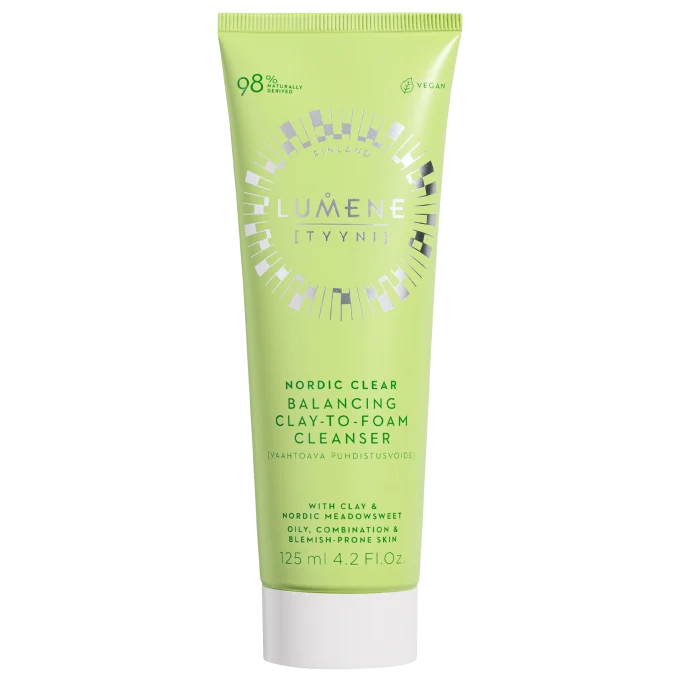 Lumene Nordic Clear Balancing Clay-to-Foam Cleanser 125 ml Lumene