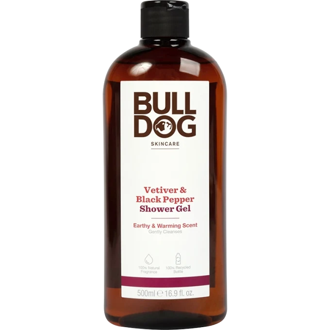 Bulldog Black Pepper&Vetiver Shower Gel 500ml Bulldog