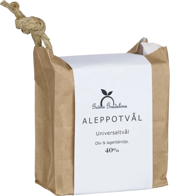 Gröna Gredelina Aleppotvål 40% Gröna gredelina