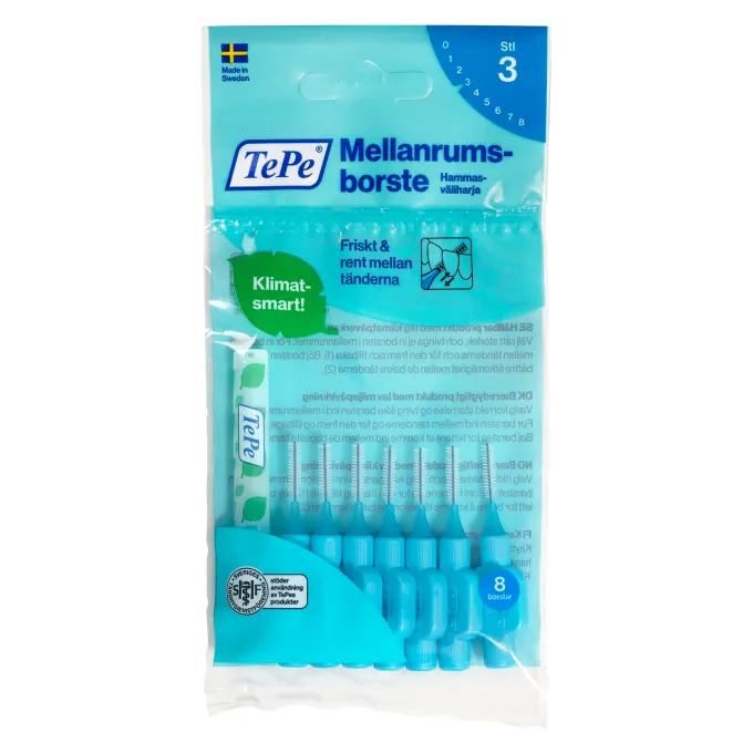 TePe Mellanrumsborste 0,4 - 1,3 mm 8 st 0,6 mm TePe