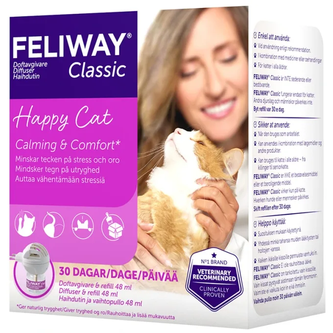 Feliway Classic Doftavgivare med Refill för katt Feliway