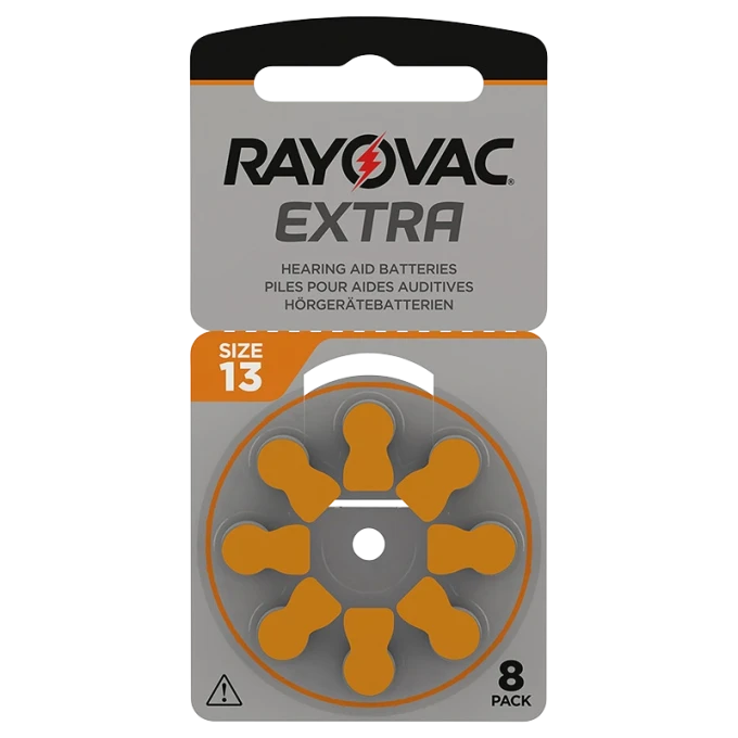 Rayovac Extra Hörapparatsbatterier 13 Orange 8st Rayovac