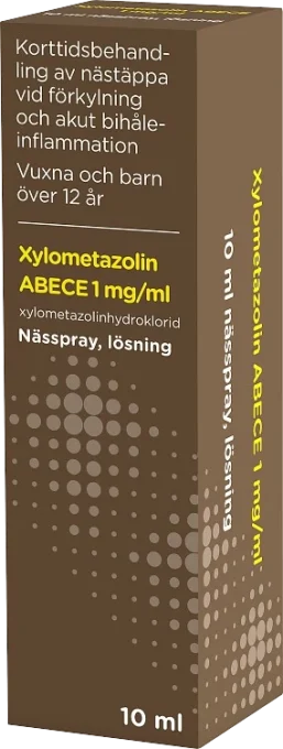 Xylometazolin ABECE, 1mg/ml 10 ml ABECE