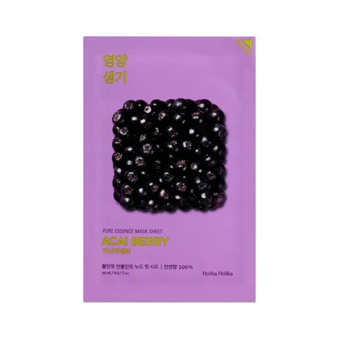Holika Holika Pure Essence Mask Sheet Acai Berry 20 ml Holika holika