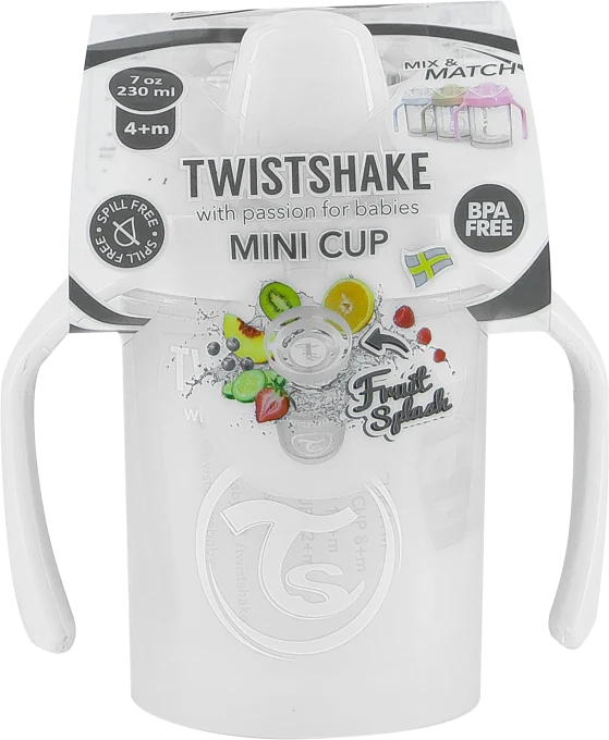 Twistshake Mini Cup 4+ mån 230 ml Vit Twistshake