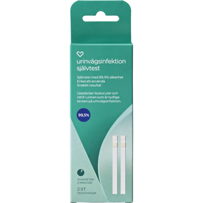 Hjärtats Självtest Urinvägsinfektion 2st Hjärtats
