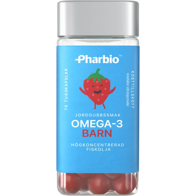 Pharbio Omega-3 Barn Kapsel 70st Pharbio