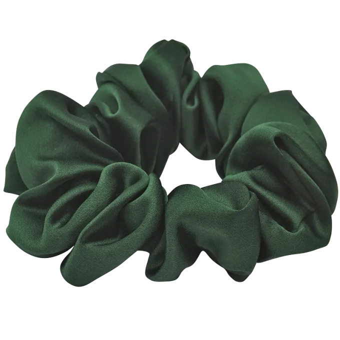 Lenoites Mulberry Silk Scrunchie Green Lenoites