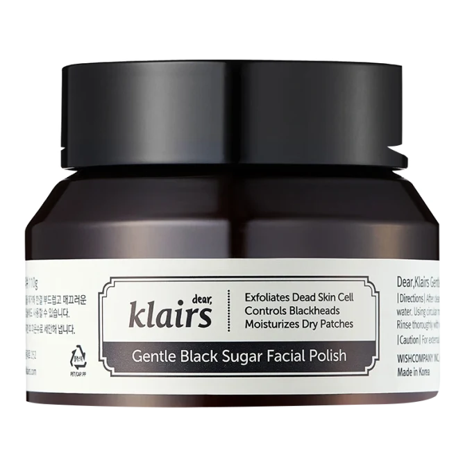 Klairs Gentle Black Sugar Facial Polish 110 g Klairs