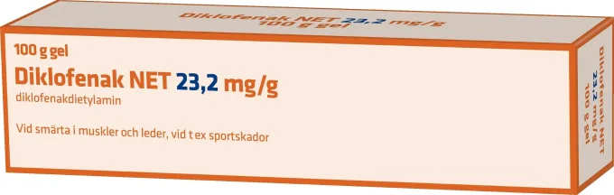 Diklofenak NET Gel 23,2mg/g Tub, 100g NET