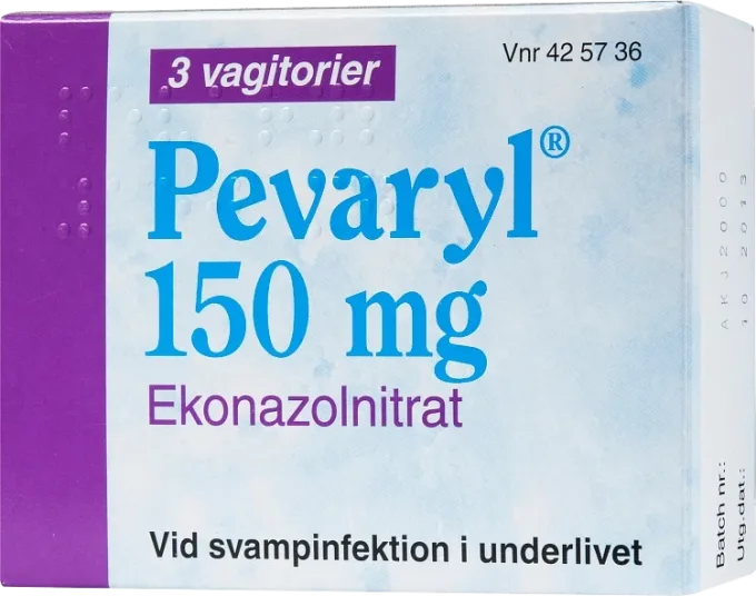 Pevaryl vagitorium 150 mg 3 st Pevaryl