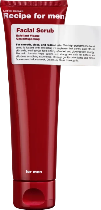 Recipe for Men Facial Scrub 100 ml Recipe for Men
