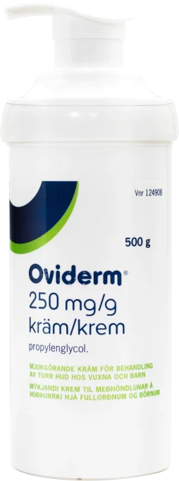 Oviderm Kräm 250mg/g Burk 500g Oviderm