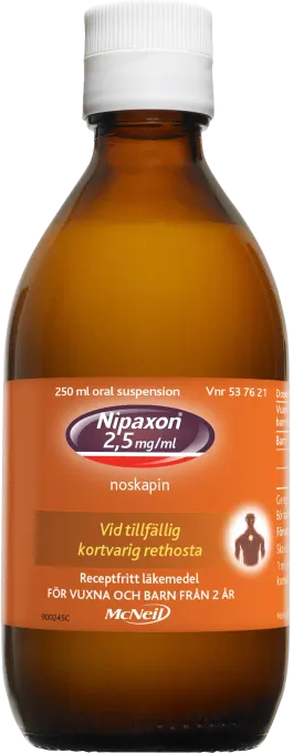 Nipaxon oral suspension 2,5 mg/ml 250 ml Nipaxon